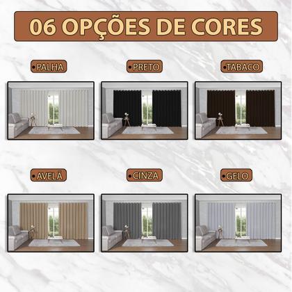Imagem de Cortina 5 Metros Sala Blackout De Tecido Blecaute Quarto 5,00x2,70