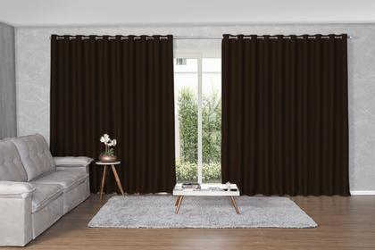 Imagem de Cortina 6 Metros Blackout De Tecido Blecaute Sala Quarto 6,00x2,70