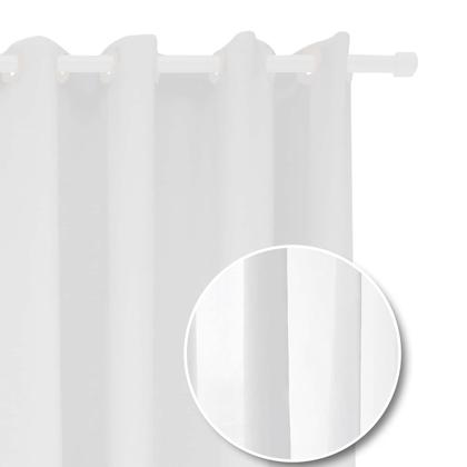 Imagem de Cortina Barcelona Para Sala Com Ilhos Cromado 2x1,80 Admirare