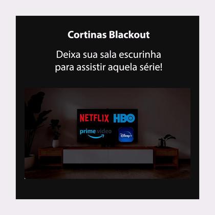 Imagem de Cortina Blackout 2,80 x 1,60 Quarto Infantil Voil Voal PVC