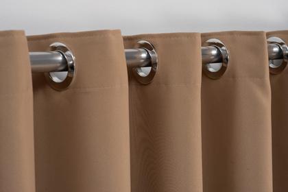 Imagem de Cortina Blackout 3m x 2,50m Tecido com Ilhós - Palha