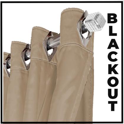 Imagem de Cortina Blackout/Blecaute ana 6 x 2,70 quarto sala palha