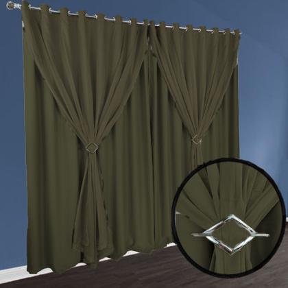 Imagem de Cortina Blackout/Blecaute berlim 2,80 x 2,40 quarto branco