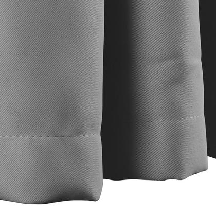 Imagem de Cortina Blackout Blecaute Quarto Sala em Tecido 2,70m x 2,30m Ilhós Cromado Solaris