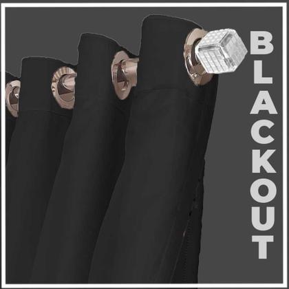 Imagem de cortina blackout Bruna corta luz 5,00 x 2,60 c/voal bege