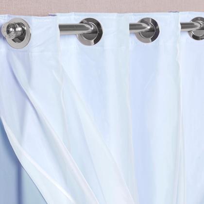 Imagem de Cortina Blackout Com Voil 2 Metros PVC 2,20x1,30 Para Varão