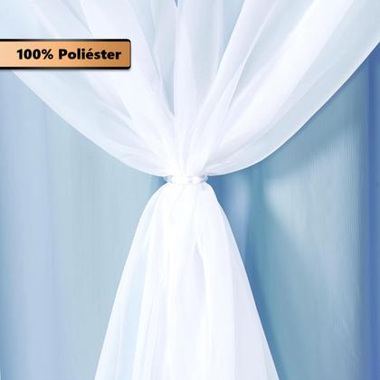 Imagem de Cortina Blackout Com Voil 2 Metros PVC 2,20x1,30 Para Varão