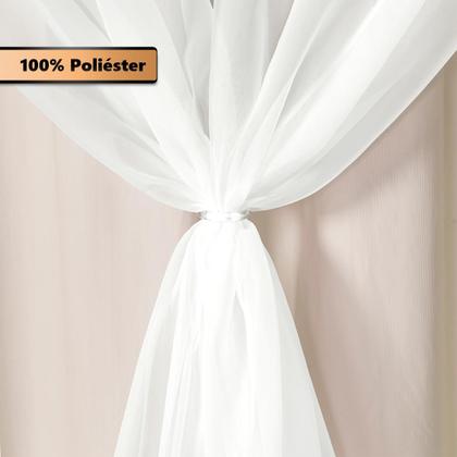 Imagem de Cortina Blackout Com Voil 2 Metros PVC 2,20x1,30 Para Varão