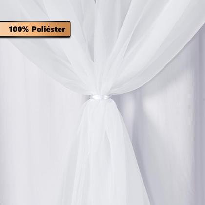 Imagem de Cortina Blackout Com Voil 2 Metros PVC 2,20x1,30 Para Varão