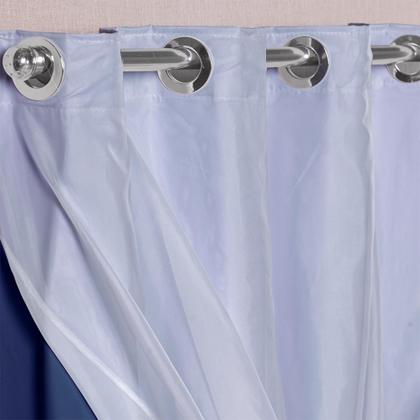 Imagem de Cortina Blackout Com Voil 2 Metros PVC 2,20x1,30 Para Varão