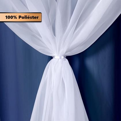 Imagem de Cortina Blackout Com Voil 2 Metros PVC 2,20x1,30 Para Varão