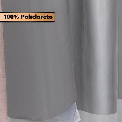 Imagem de Cortina Blackout Com Voil 2 Metros PVC 2,20x1,30 Para Varão