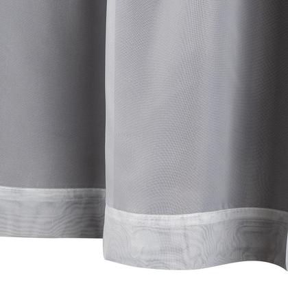 Imagem de Cortina Blackout Com Voil 4,00x2,50 Chumbo Quarto Sala