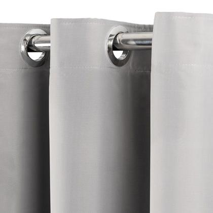 Imagem de Cortina Blackout Com Voil 4,00x2,50 Chumbo Quarto Sala