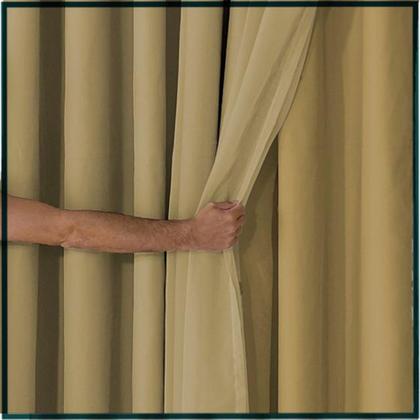 Imagem de Cortina Blackout com Voil Quarto/ Varão 4,00 X 2,60 paris