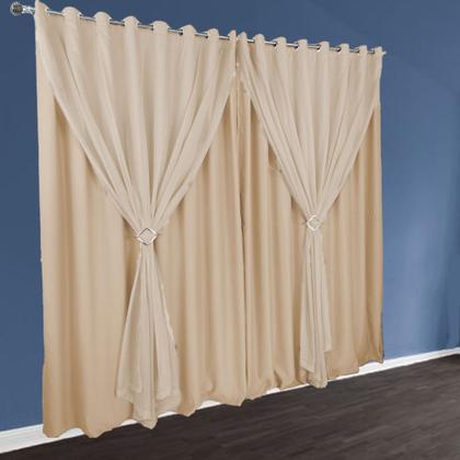 Imagem de Cortina Blackout De 5,00x4,30 Corta Luz com blackout