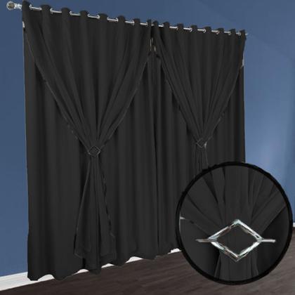Imagem de Cortina Blackout De 8x2,50 Corta Luz com blackout