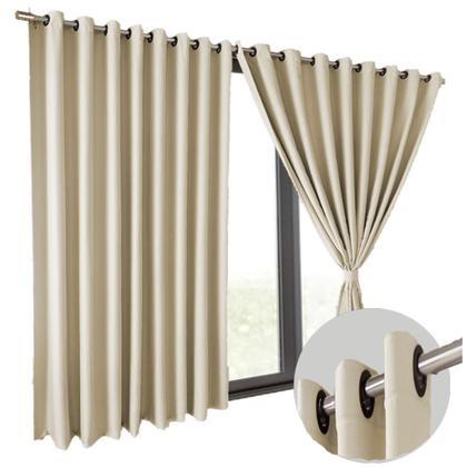 Imagem de cortina blackout de ilhiois quarto 6,00 x 2,60 Brenda branco