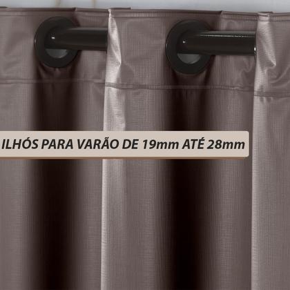 Imagem de Cortina Blackout de PVC 1,40m x 1,60m Corta Luz