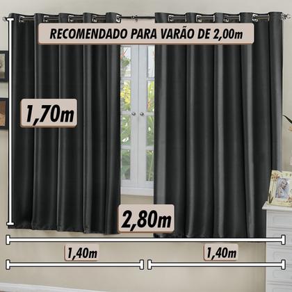Imagem de Cortina blackout de tecido 2,80x1,70