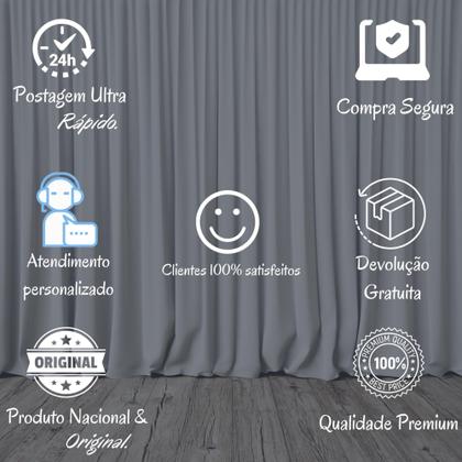 Imagem de Cortina Blackout Em Tecido 4 Metros X 2,80mts Envio Imediato