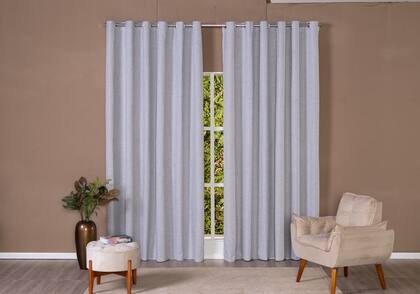 Imagem de Cortina Blackout em Tecido Premium 200 x 170 Corta Luz Bloqueia 100 ENVIO IMEDIATO