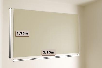 Imagem de Cortina Blackout Painel 2,15x1,35 PVC Liso Com Fecho Auto Contato