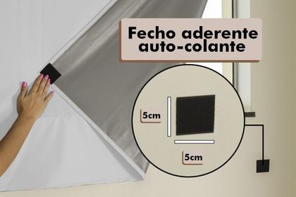Imagem de Cortina Blackout Painel 2,15x1,35 PVC Liso Com Fecho Auto Contato