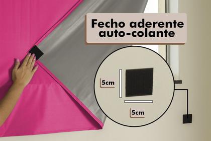 Imagem de Cortina Blackout Painel 2,15x1,35 PVC Liso Com Fecho Auto Contato