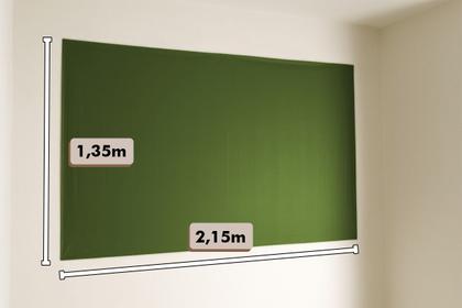 Imagem de Cortina Blackout Painel 2,15x1,35 PVC Liso Com Fecho Auto Contato