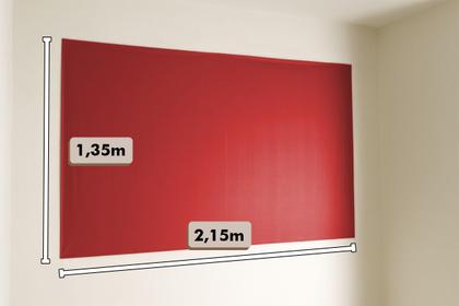 Imagem de Cortina Blackout Painel 2,15x1,35 PVC Liso Com Fecho Auto Contato