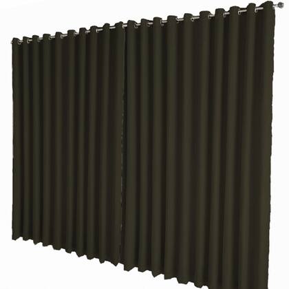 Imagem de cortina blackout Para varão Celina 6,00 x 2,70 ilhios preto