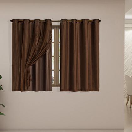 Imagem de Cortina Blackout PVC com Tecido Voil 2,80 x 1,60 mts M2