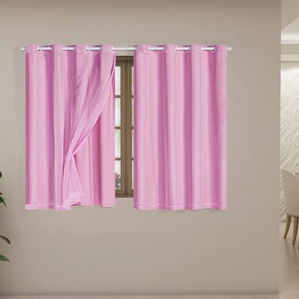 Imagem de Cortina Blackout PVC com Tecido Voil 2,80 x 1,60 mts M2