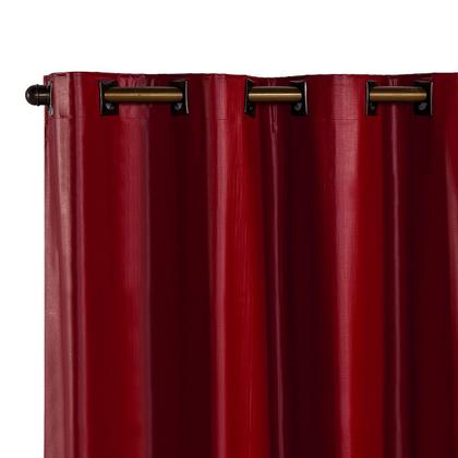 Imagem de Cortina Blackout PVC corta 100 % a luz 2,20 m x 1,30 m Vermelha