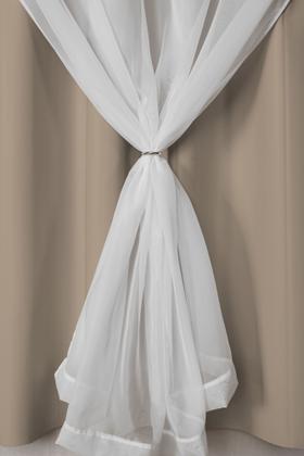 Imagem de Cortina Blackout PVC (plástico) com VOIL e Argola para Sala ou Quarto 100% Blecaute 2,00M x 1,30M