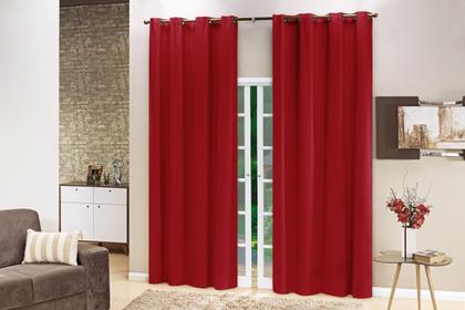 Imagem de Cortina Blackout Sala ou Quarto PVC 2,80m x 2,80m Bloqueia 100% a Luz 