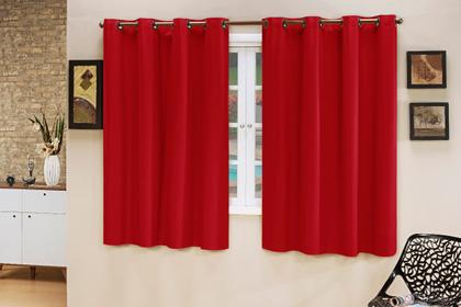 Imagem de Cortina Blackout Sala ou Quarto PVC (plástico) Rústica 100% Blecaute 2,80M x 1,00M Tecido Grosso