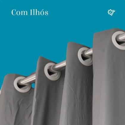 Imagem de CORTINA BLACKOUT TECIDO GROSSO PVC PARA QUARTO SALA CORTA LUZ 2,80x1,80