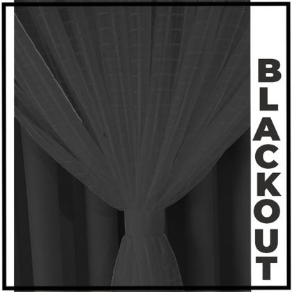 Imagem de cortina blackout tecido Miami quarto 5,50 x 2,50 palha