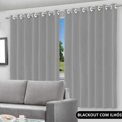 Imagem de Cortina Blecaute Blackout Película com Ilhós 200x140cm Corta Luz Sala Quarto Janela 100% Pvc Porto 7