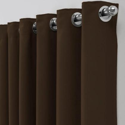 Imagem de Cortina Blecaute de Tecido Grosso Blackout 6 Metros Corta Luz 6,00x2,80 Janela Quarto Sala Varao