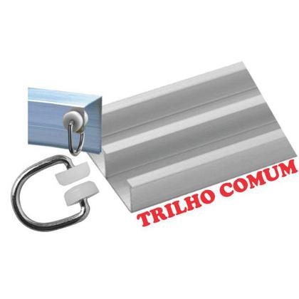 Imagem de Cortina Block Blackout Blecaute para Trilho Comum Tecido Corta Luz 2,00 x 1,70m Janela Quarto Sala - Branco Gelo