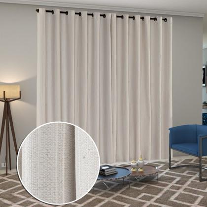 Imagem de Cortina CASTELE linhão sala e quarto 4,00M X 2,80M