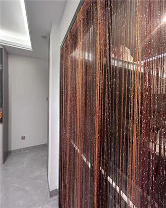 Imagem de Cortina com cordão de porta com borla dividida 100x200 cm