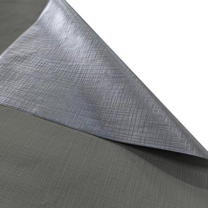 Imagem de Cortina Corta Luz 3,00m X 2,50m 100% Blackout PVC Cinza Para Sala Ou Quarto Para Varão Simples