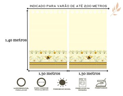 Imagem de Cortina Cozinha Estampada - Diversos Modelos