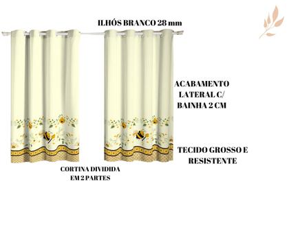 Imagem de Cortina Cozinha Estampada - Diversos Modelos