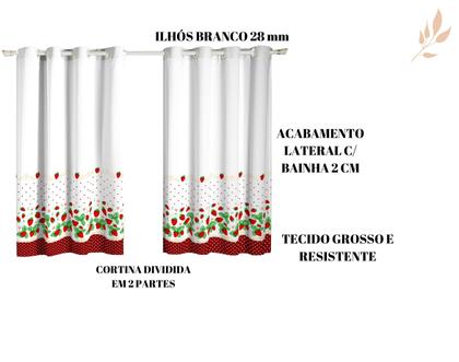 Imagem de Cortina Cozinha Estampada - Diversos Modelos