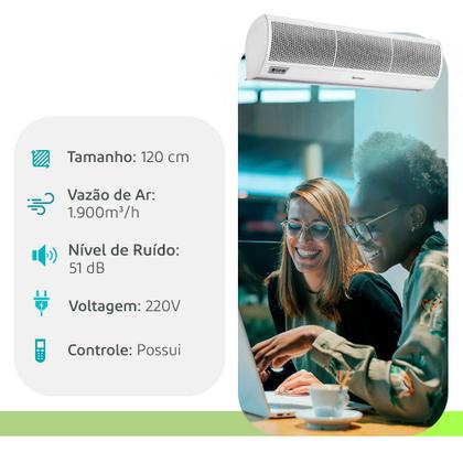 Imagem de Cortina de Ar - Springer - Com Controle Remoto - 120CM - 220V Monofásico